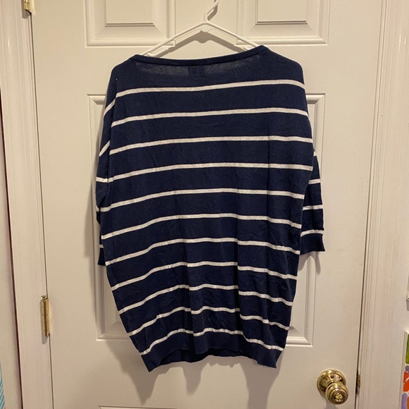 Navy Striped Sweater - Picture 12 of 12